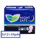 Laurier Night Safe 35cm Twin Pack 2 x 12 Pads